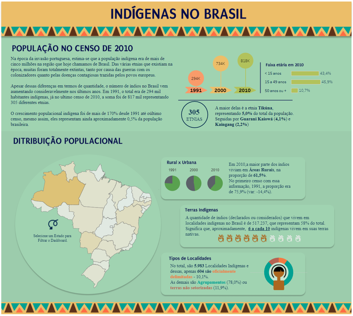 População Indígena no Brasil